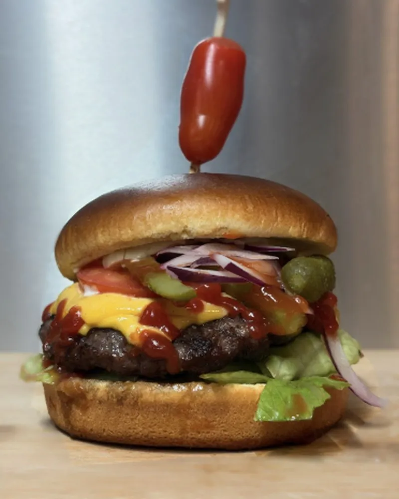 Burger fra Bella Pizza
